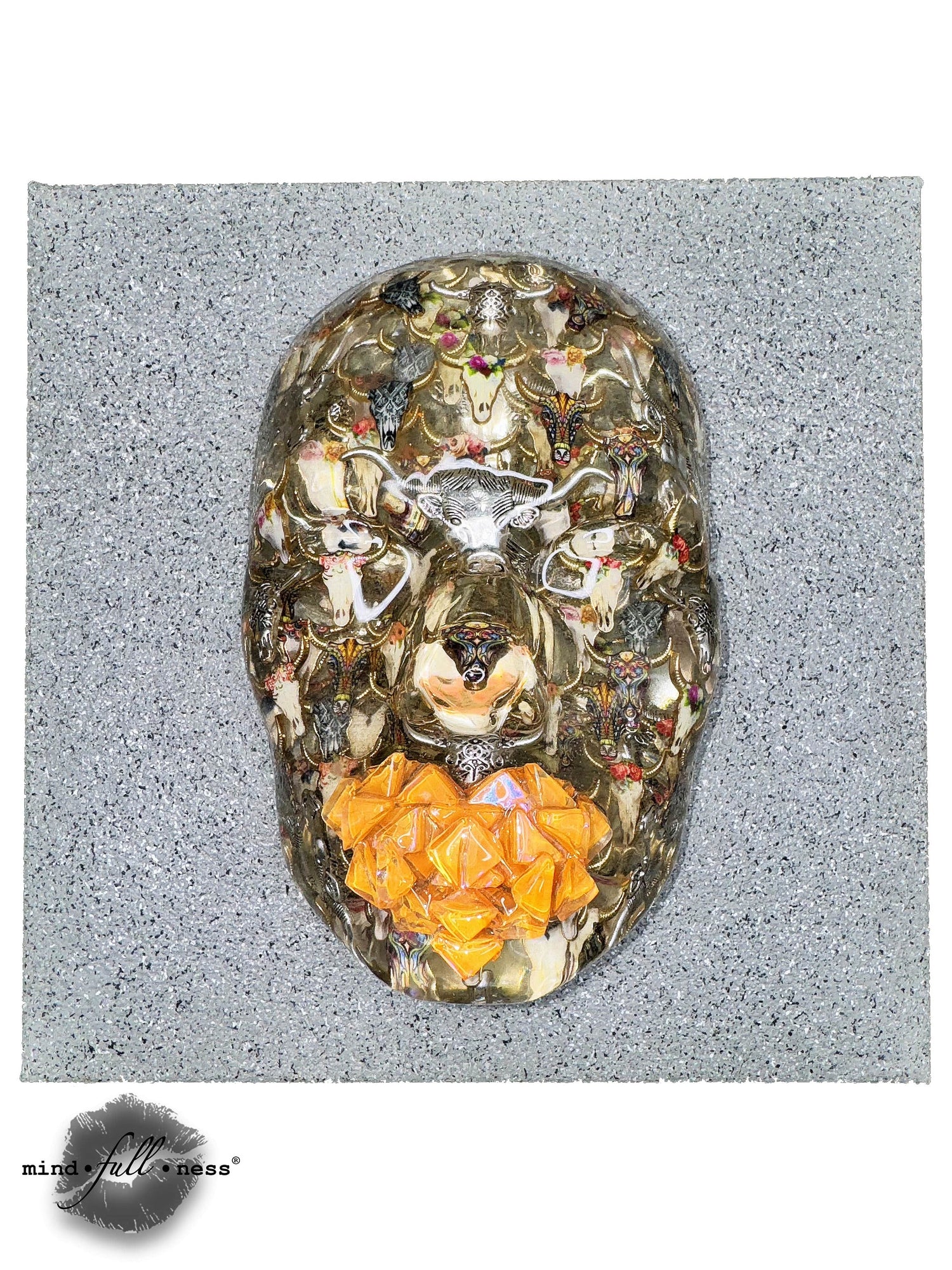 Face Sculpture Art, Taurus Energy, Taurus Bulls Wall Sculpture, Epoxy Sculpture Wall Art, 3D Unique Sculpture Wall Art, Egyptian Decor, Zodiac, Zodiac Sign, Zodiac Art - Couture Underground