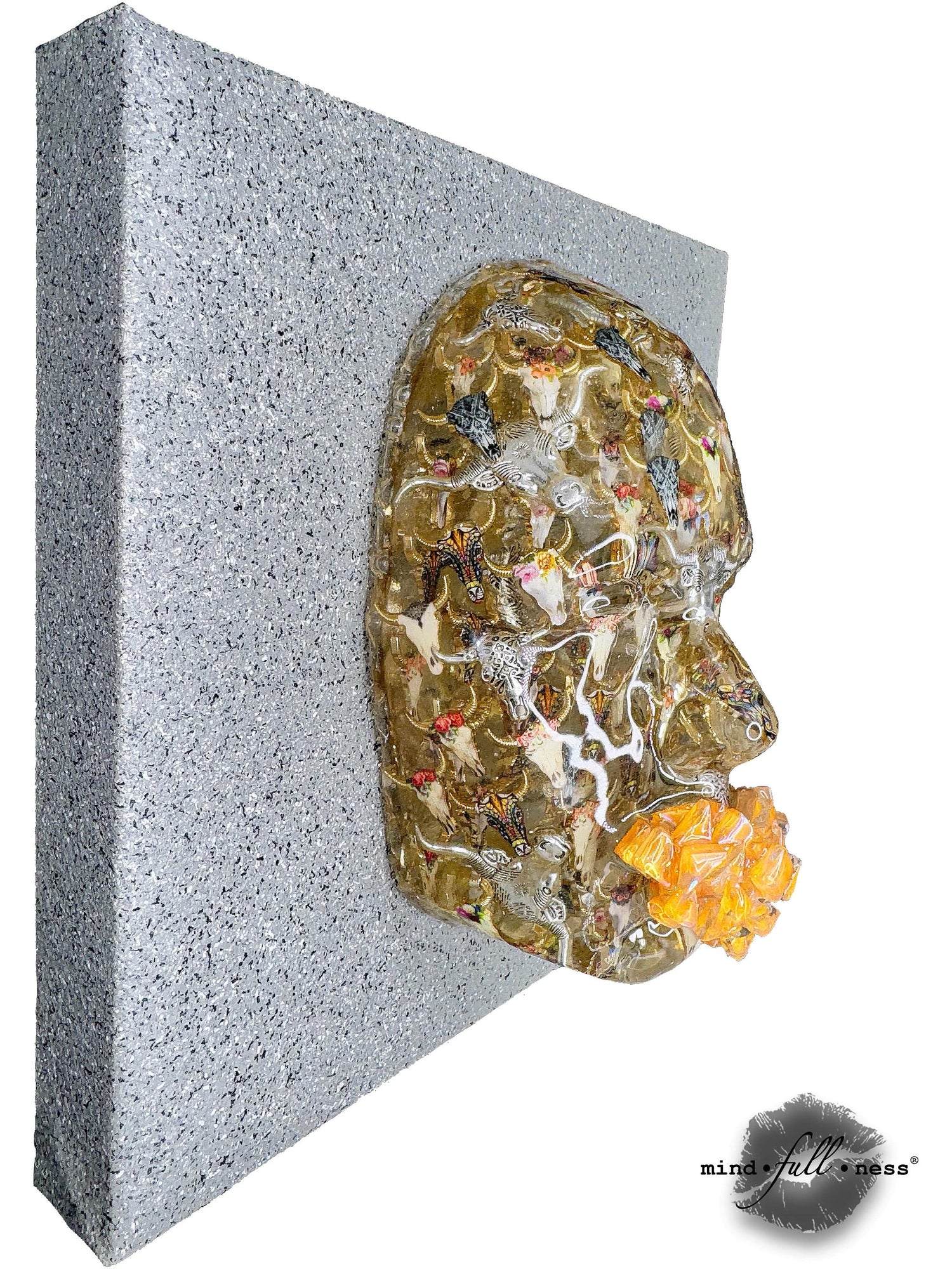 Face Sculpture Art, Taurus Energy, Taurus Bulls Wall Sculpture, Epoxy Sculpture Wall Art, 3D Unique Sculpture Wall Art, Egyptian Decor, Zodiac, Zodiac Sign, Zodiac Art - Couture Underground