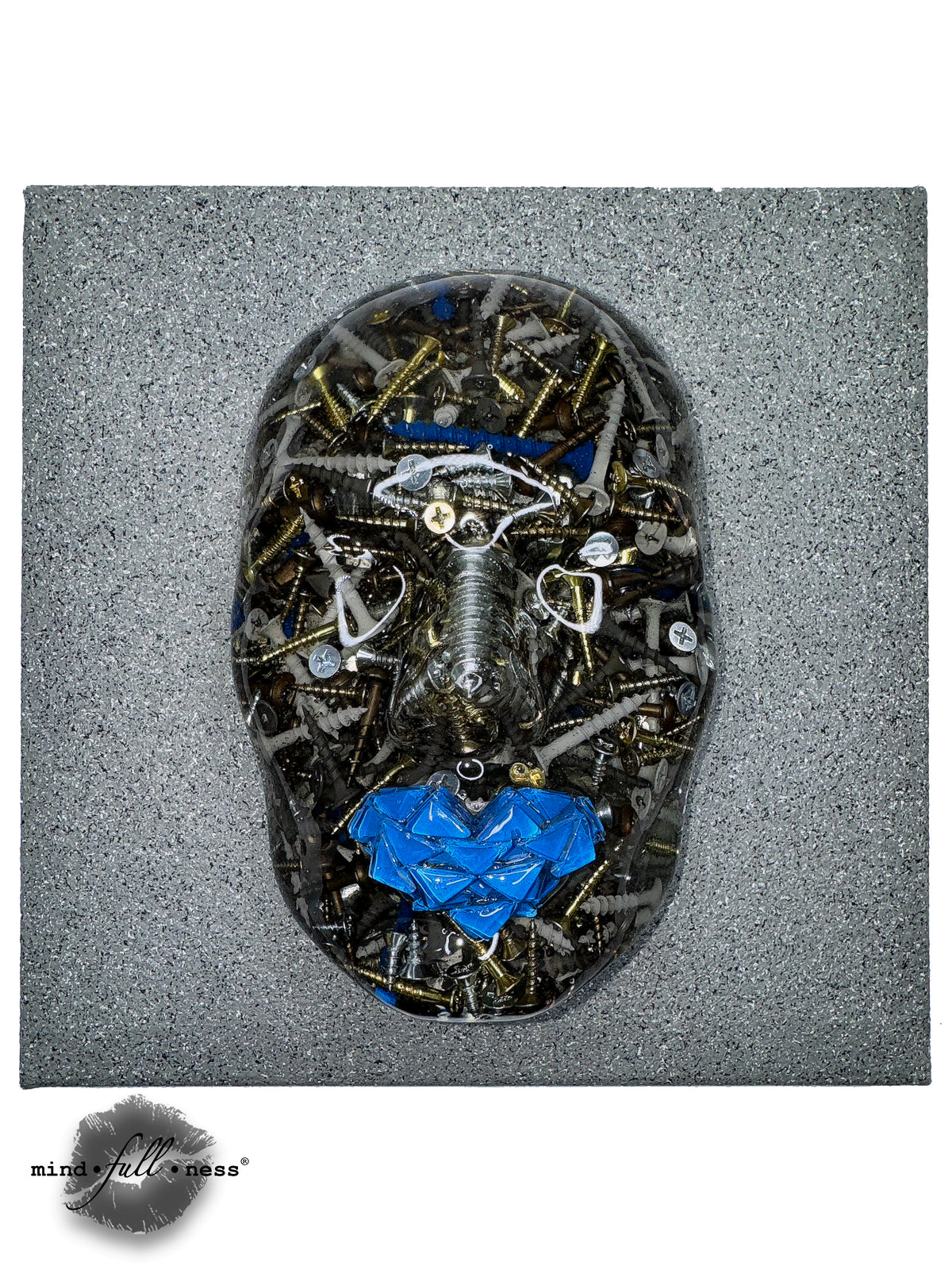 Face Sculpture Art | Torqued | 3D Art | Abstract Wall Art | Screws Face ...