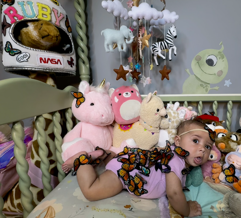 Butterfly Baby Ruby Lynn in pink – miracle baby