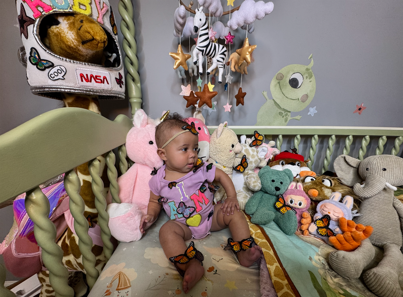 Ruby Lynn smiling – Baby of the Year 2025 contestant