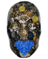 Button Art Face Sculpture | Button It | 3D Face Art | Modern Abstract Wall Sculpture | Aesthetic Room Décor | Unique Button Art Sculpture - Couture Underground, LLC