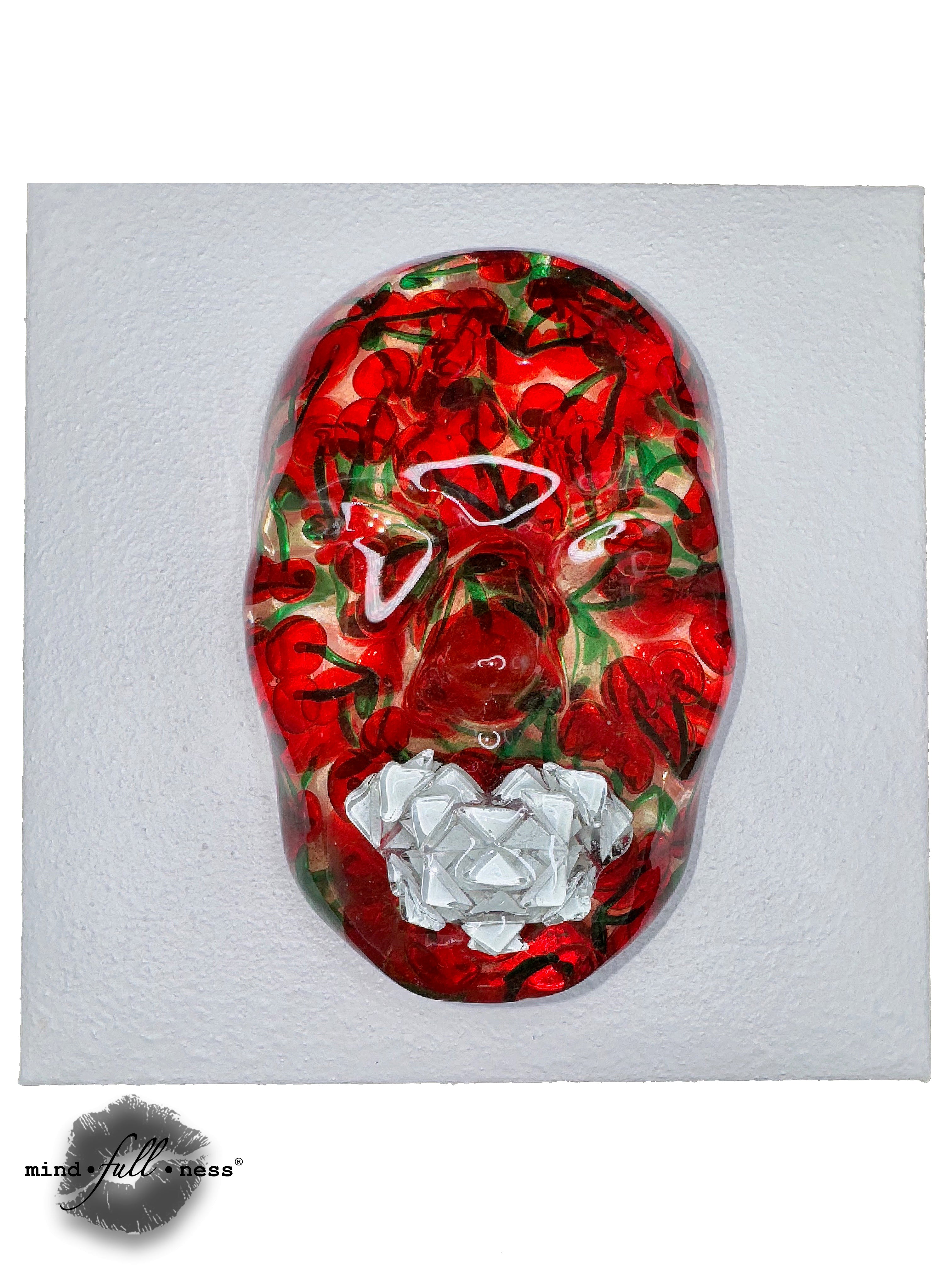 Cherry Sculpture Art - The Cherry Picker | Red Face Modern