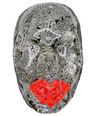 Hamsa Art | Hamsa Hand Face Sculpture | Manifest Destiny | Spiritual Art | 3D Face Sculpture on Black Canvas | Meaningful Gift | Mindfulness Art - Couture Underground, LLC