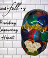 Colorful Condoms Sculpture | Plan A | Abstract Face Sculpture Wall Art | Epoxy Art | 3D Face Sculpture on Canvas | Bold Bedroom Décor | Above Bed Wall Art - Couture Underground, LLC