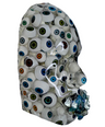 Eyeball Sculpture Art - Omniscient | Abstract Face Hanging Wall Art | Handmade 3D Modern Sculpture - Couture Underground, LLC