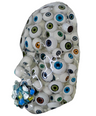 Eyeball Sculpture Art - Omniscient | Abstract Face Hanging Wall Art | Handmade 3D Modern Sculpture - Couture Underground, LLC