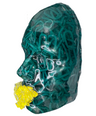 Modern Sculpture | Oppressed | Green Chain Face Sculpture Art | 3D Face Sculpture On Canvas | Abstract Sculpture Wall Decor | Housewarming Gift - Couture Underground, LLC