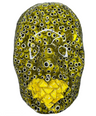 Evil Eyes Epoxy Resin Art | Modern Face Sculpture | Peace of Mind and Concentration Art | 3D Face Sculpture on Grey Canvas | Mindfulness and Meditation Art - Couture Underground, LLC