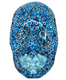 Face Sculpture Wall Art | Evil Eyes 3D Face Sculpture | Perspective, Solitude and Peace | Abstract Mindfulness Art on Black Canvas | Protection Gift - Couture Underground, LLC