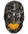 Abstract Face Sculpture Art | Rusty | Rustic Wall Sculpture | Nails Face Art for Aesthetic Room Decor | Grey Canvas Art - Couture Underground, LLC