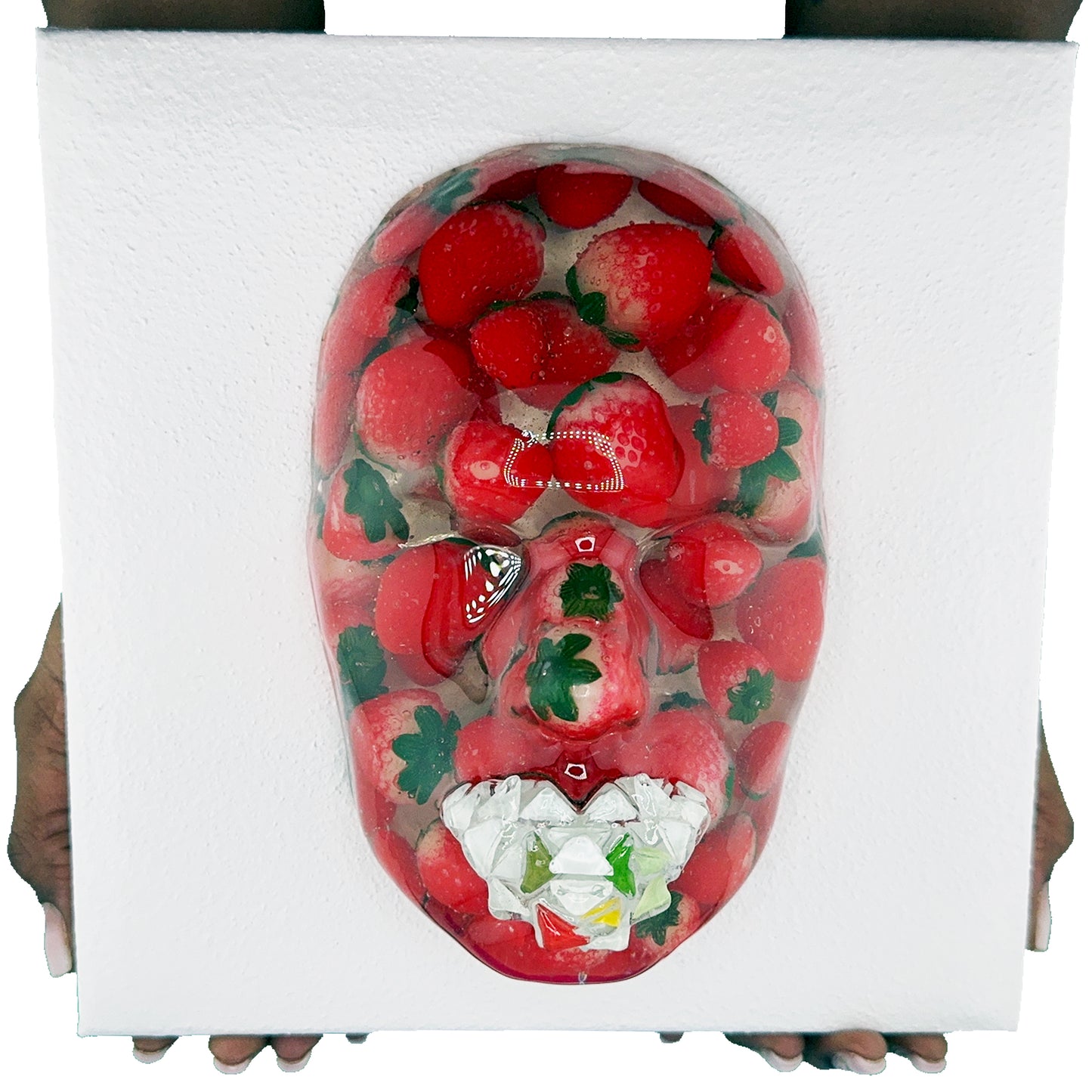 Shortcake | Epoxy Resin Face Sculpture | Pleasure & Worth