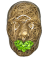 Rubber Bands Face Sculpture | Stretched Thin | Wall Sculpture Art | 3D Face Sculpture on Grey Canvas | Abstract Sculpture Room Decor - Couture Underground, LLC