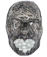 Silver Paperclips Face Sculpture Wall Art, The Assistant, Modern 3D Epoxy Sculpture, Aesthetic Room Decor, Elegant Housewarming Gift - Couture Underground, LLC