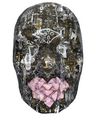 Cross Face Sculpture | The Believer | Abstract Jesus Sculpture Wall Art | Metal Crosses Jesus Sculpture | 3D Face Sculpture on Grey Canvas | Faith and Spirituality Art - Couture Underground, LLC