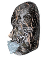Pewter Chain Face Sculpture | The Chain Gang | Abstract Sculpture On Canvas | 3D Face Wall Sculpture Decor | Epoxy Sculpture | Housewarming Gift - Couture Underground, LLC