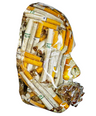 Cigarette Art Face Sculpture | The Chainsmoker | 3D Face Sculpture on Black Canvas | Smoking Lover Gift | Smoking Art Wall Decor | Unique Room Art - Couture Underground, LLC