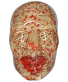 The Fire Starter | Face Sculpture | Match Sticks Art | Epoxy Sculpture for Home Decor | Unique Face Art on White Canvas - Couture Underground, LLC