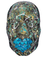Face Art Sculpture | The Gatekeeper | 3D Unique Wall Sculpture | Abstract Face Art on Black Canvas | Mystical Home Decor - Couture Underground, LLC