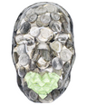 Unique Coins Face Sculpture Art | The Haggler | 5 Cents Face Art | Rare Coins Sculpture Wall Art | 3D Face Sculpture | Housewarming Gift - Couture Underground, LLC