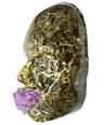Face Sculpture Art | The Locksmith | 3D Wall Sculpture | Unique Wall Art | Housewarming Gift | Mystery and Sophistication Decor - Couture Underground, LLC
