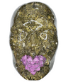 Face Sculpture Art | The Locksmith | 3D Wall Sculpture | Unique Wall Art | Housewarming Gift | Mystery and Sophistication Decor - Couture Underground, LLC