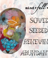 Silk Flower Face Sculpture - The Propagator | 3D Epoxy Floral Art | Boho Modern Wall Decor - Couture Underground, LLC