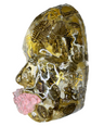 Abstract Resin Sculpture | The Queen | Abstract Face Art | Epoxy Art | Egyptian Decor | 3D Face Sculpture on Canvas | Housewarming Gift | Nefertiti - Couture Underground, LLC