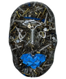 Face Sculpture Art | Torqued | 3D Art | Abstract Wall Art | Screws Face Art for Aesthetic Room Decor | Unique Wall Sculpture - Couture Underground, LLC