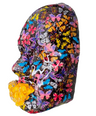 Transmutation | The Mind•Full•Ness® Collection | Canvas Art | Face Sculpture Wall Art | Resin Art | Epoxy Art | Unique Visual Industrial Art - Couture Underground, LLC