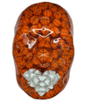 3D Basketball Sculpture Art - Free Throw | Basketball Face Wall Art | Sports-Inspired Decor - Couture Underground, LLC