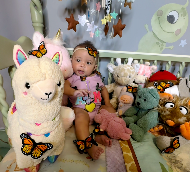 Butterfly Baby Ruby Lynn in pink – miracle baby
