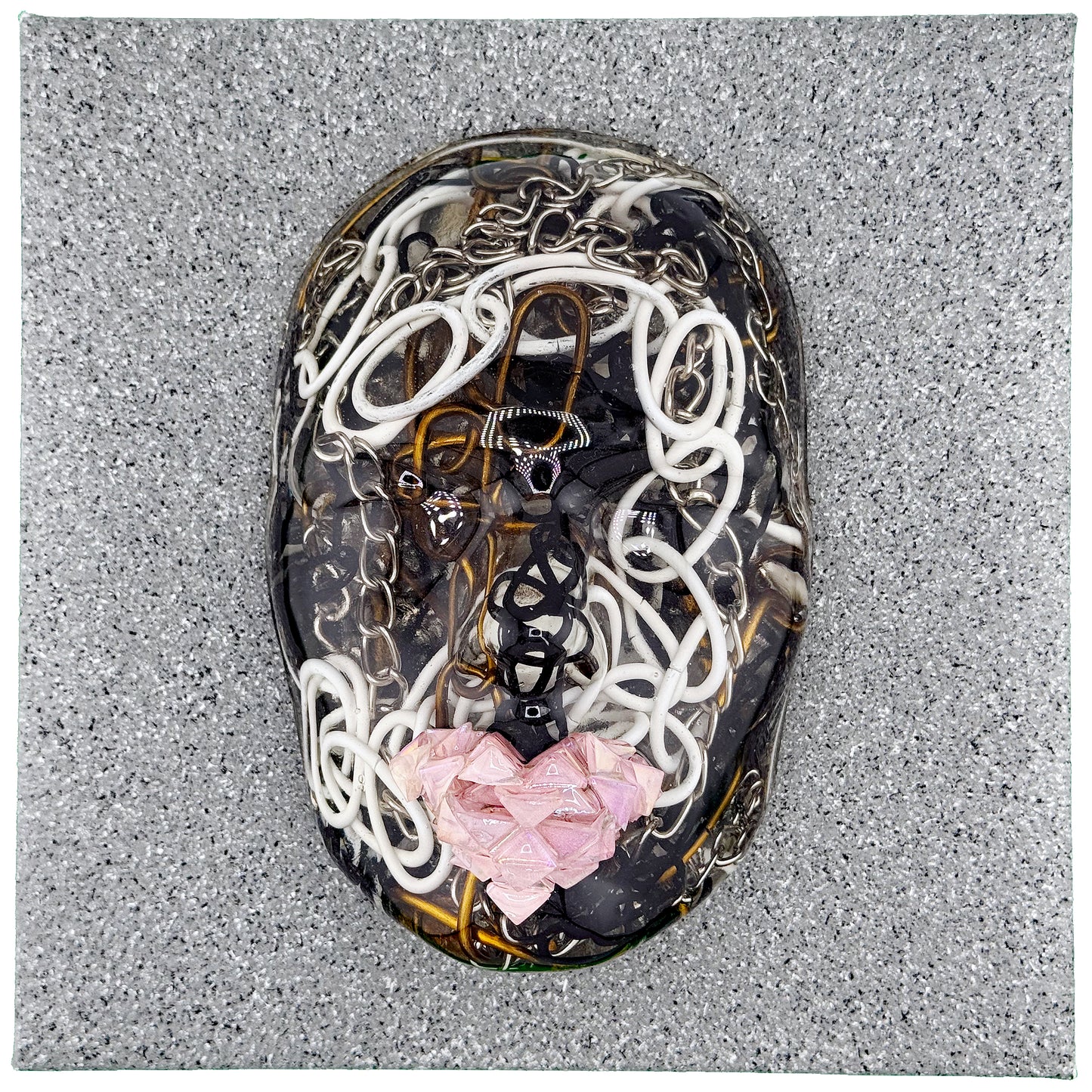 Chained and Bound | Contemporary Epoxy Resin Sculpture - Couture Underground, LLC