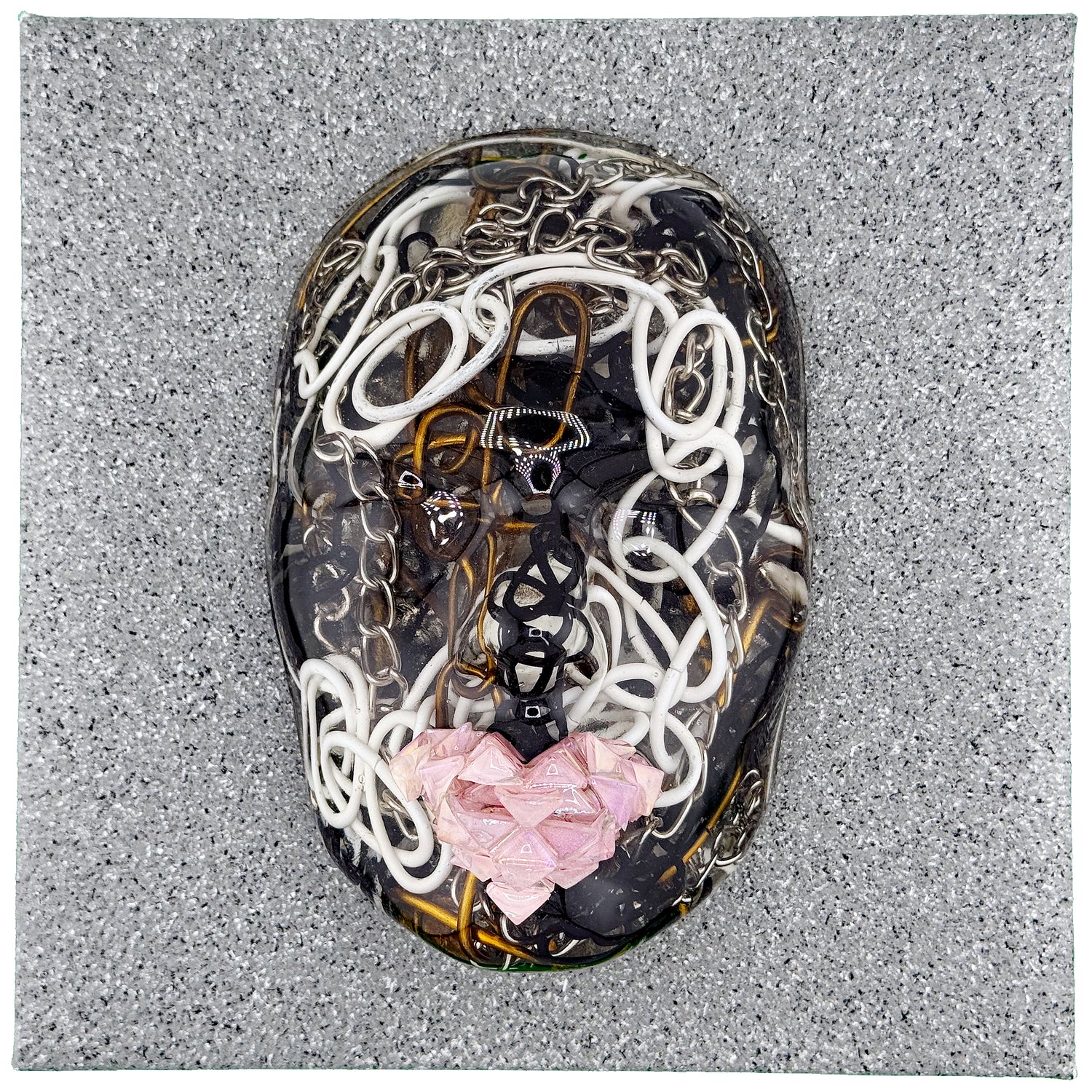 Chained and Bound | Contemporary Epoxy Resin Sculpture - Couture Underground, LLC