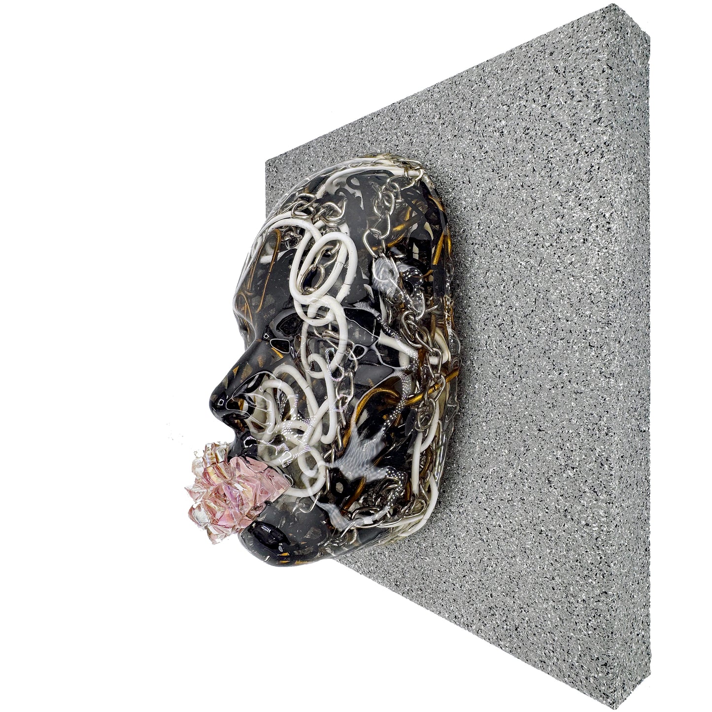 Chained and Bound | Contemporary Epoxy Resin Sculpture - Couture Underground, LLC