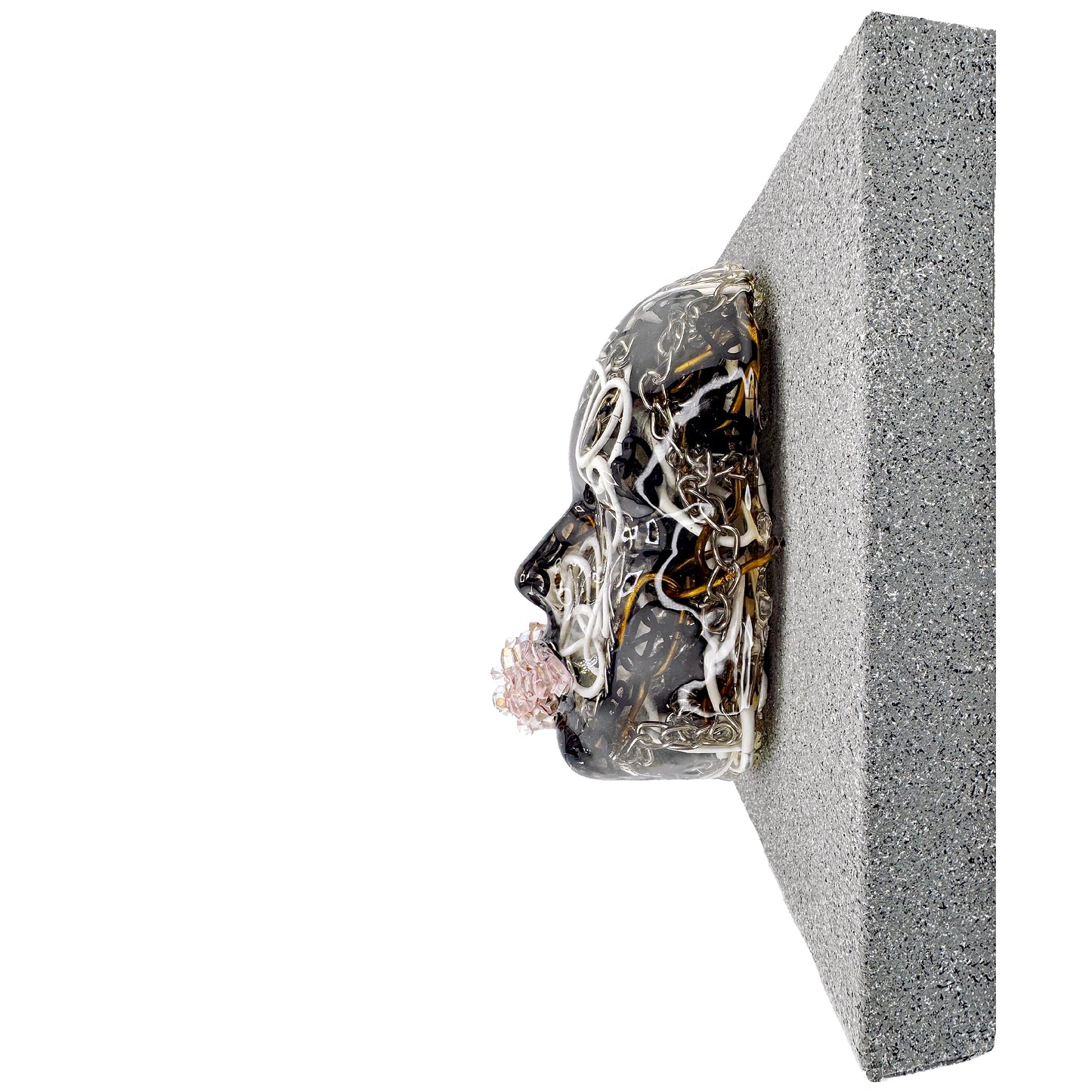 Chained and Bound | Contemporary Epoxy Resin Sculpture - Couture Underground, LLC