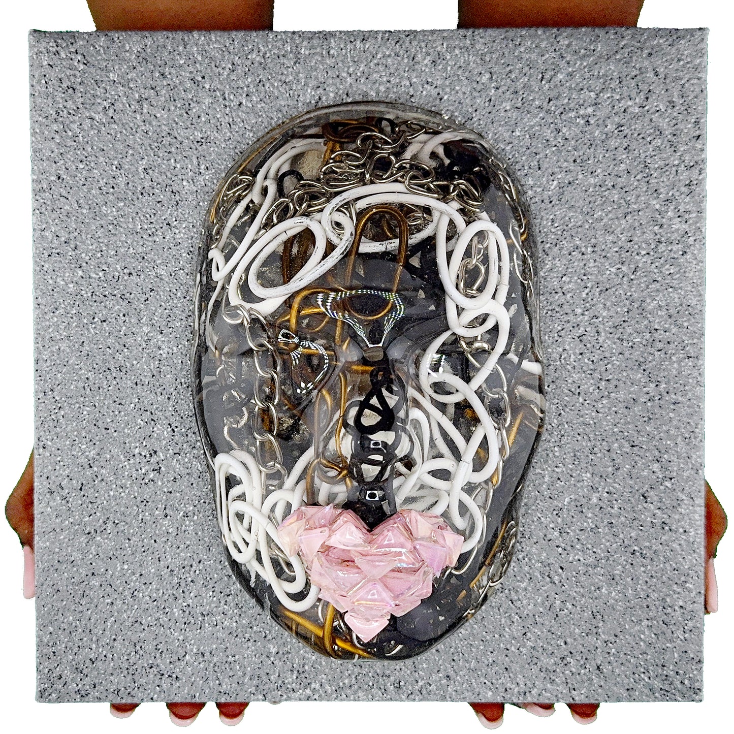 Chained and Bound | Contemporary Epoxy Resin Sculpture - Couture Underground, LLC