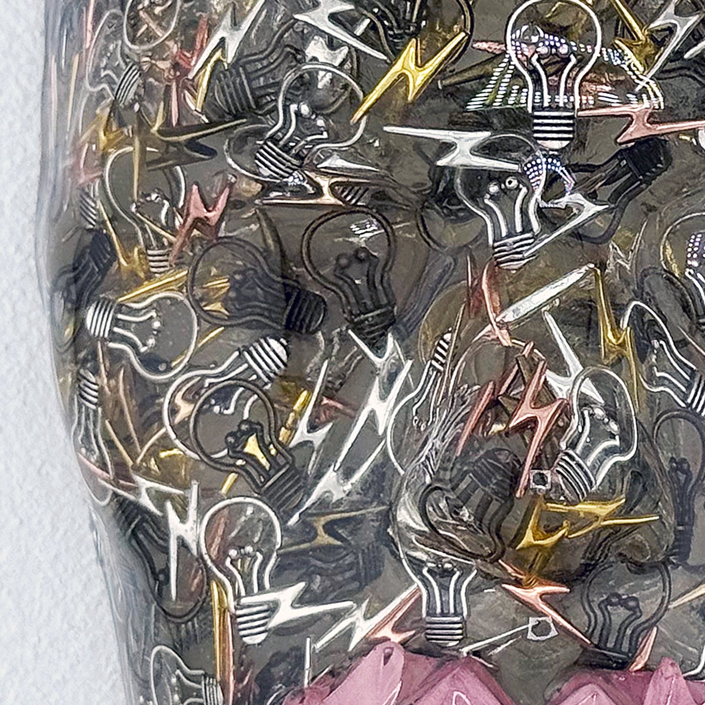 Closed Circuit | Contemporary Epoxy Resin Sculpture - Couture Underground, LLC