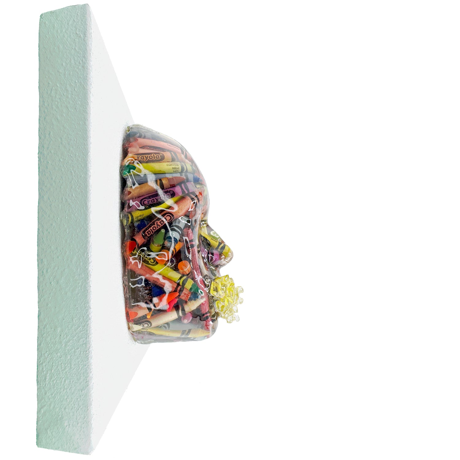 Color Me Outside the Lines | Contemporary Epoxy Resin Sculpture - Couture Underground, LLC