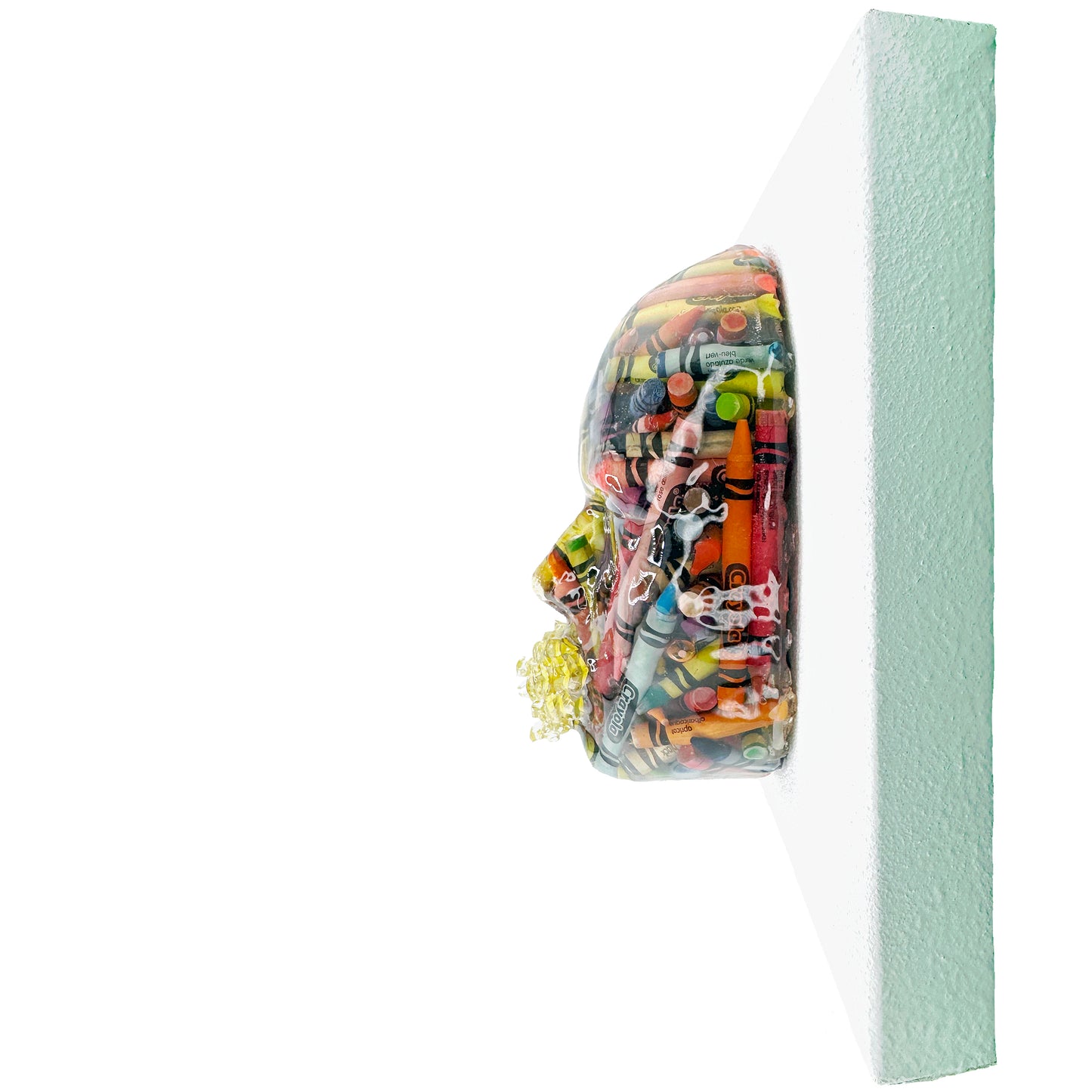 Color Me Outside the Lines | Contemporary Epoxy Resin Sculpture - Couture Underground, LLC