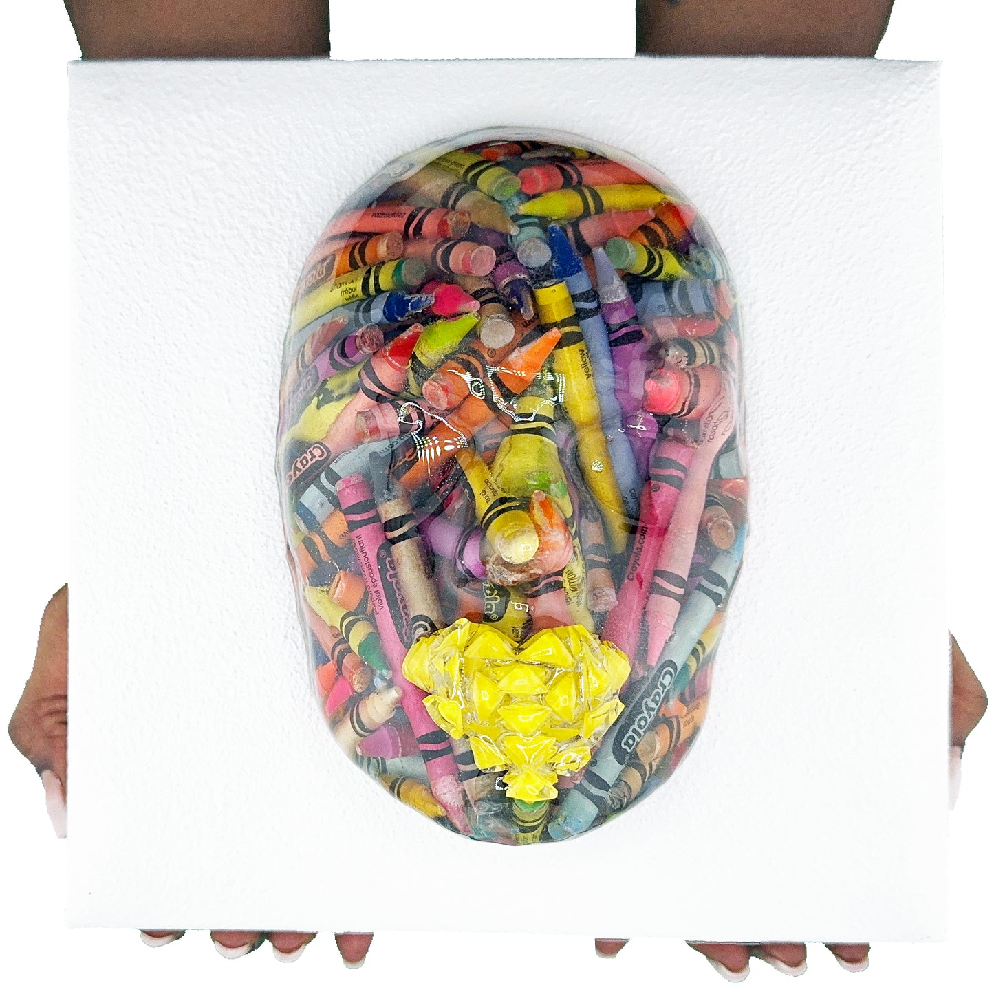 Color Me Outside the Lines | Contemporary Epoxy Resin Sculpture - Couture Underground, LLC