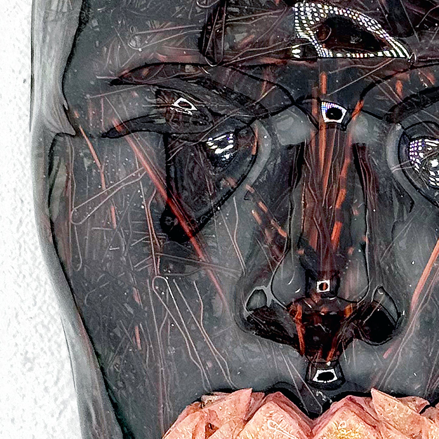 Laid to the Side | Contemporary Epoxy Resin Sculpture - Couture Underground, LLC