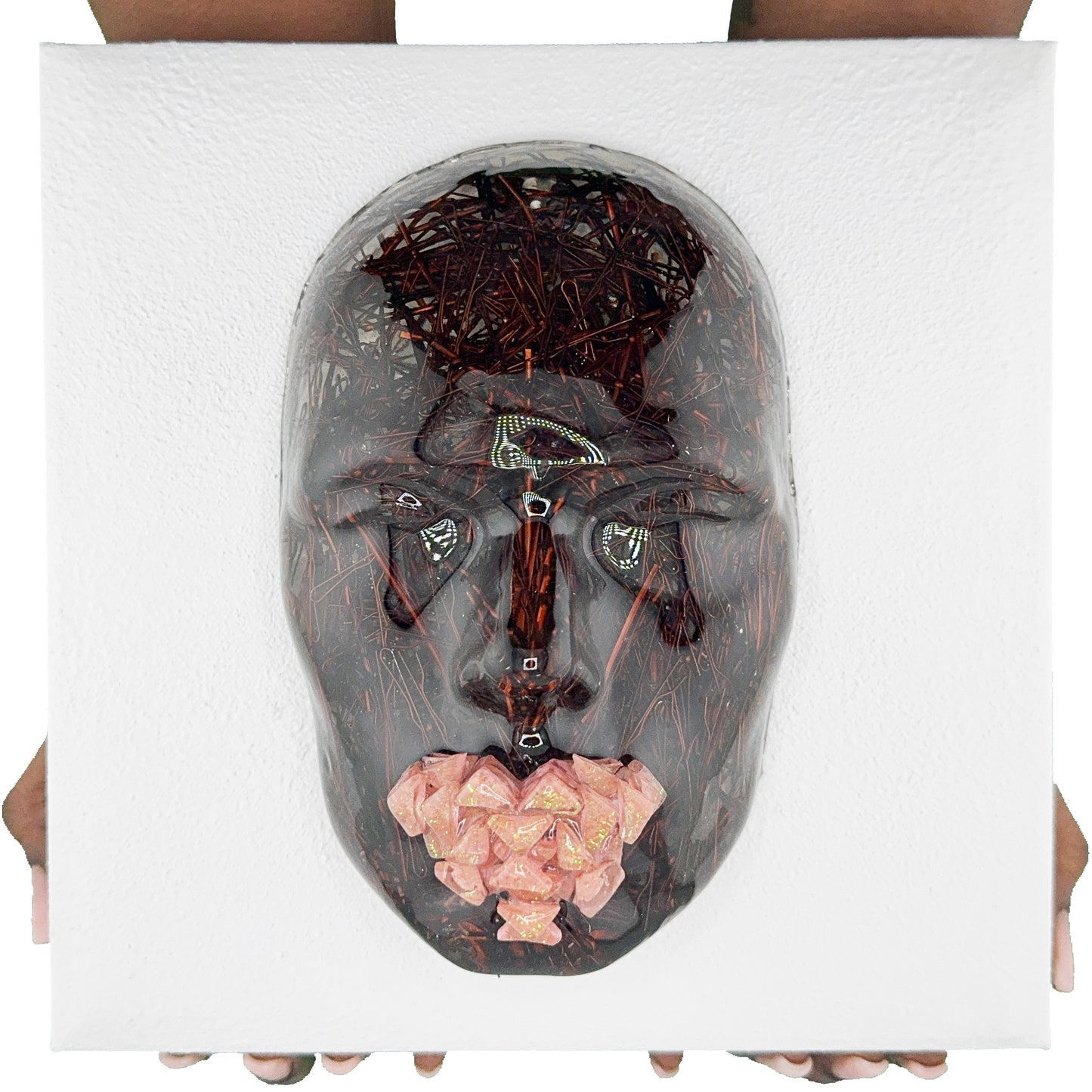 Laid to the Side | Contemporary Epoxy Resin Sculpture - Couture Underground, LLC