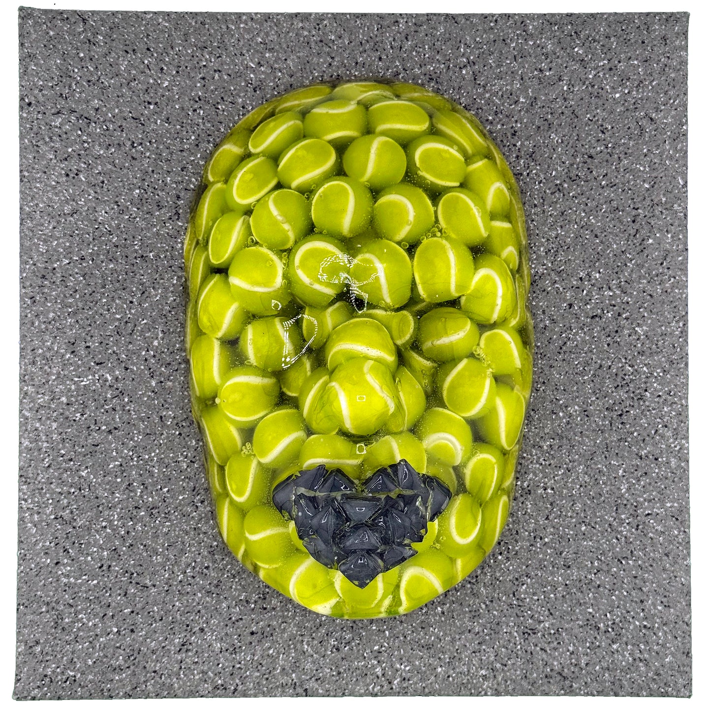 Life. Set. Match. | Epoxy Resin Face Sculpture | Resilience & Rhythm