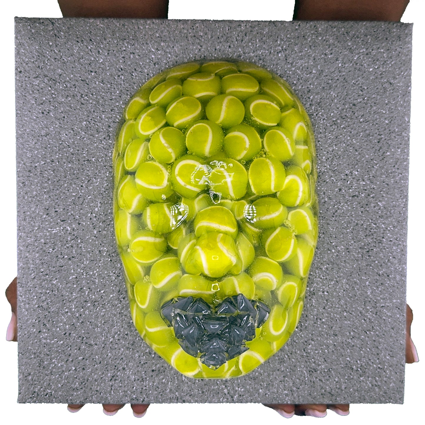 Life. Set. Match. | Epoxy Resin Face Sculpture | Resilience & Rhythm