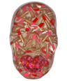 Lipstick Face Sculpture - Unblotted | Fashion Wall Art | 3D Modern Epoxy Sculpture Decor - Couture Underground, LLC