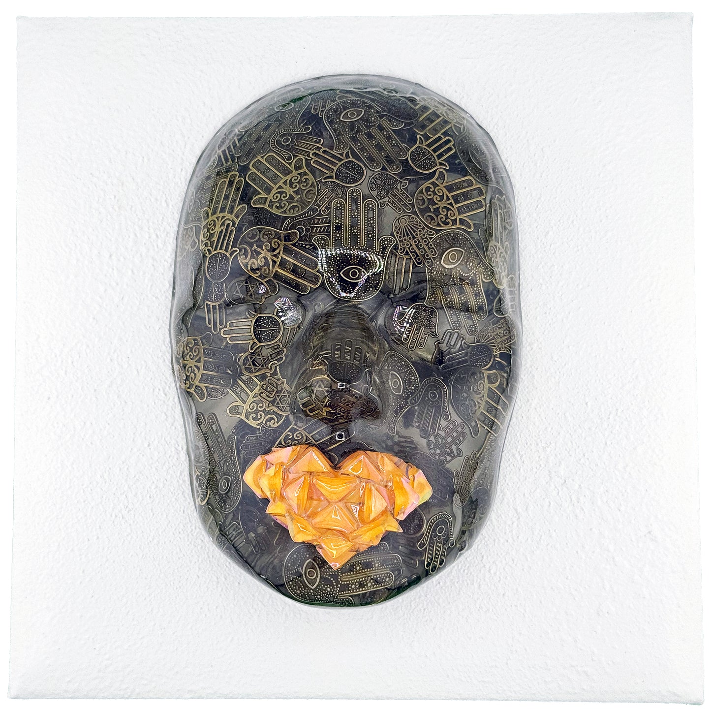Manifest Happiness | Contemporary Epoxy Resin Sculpture - Couture Underground, LLC