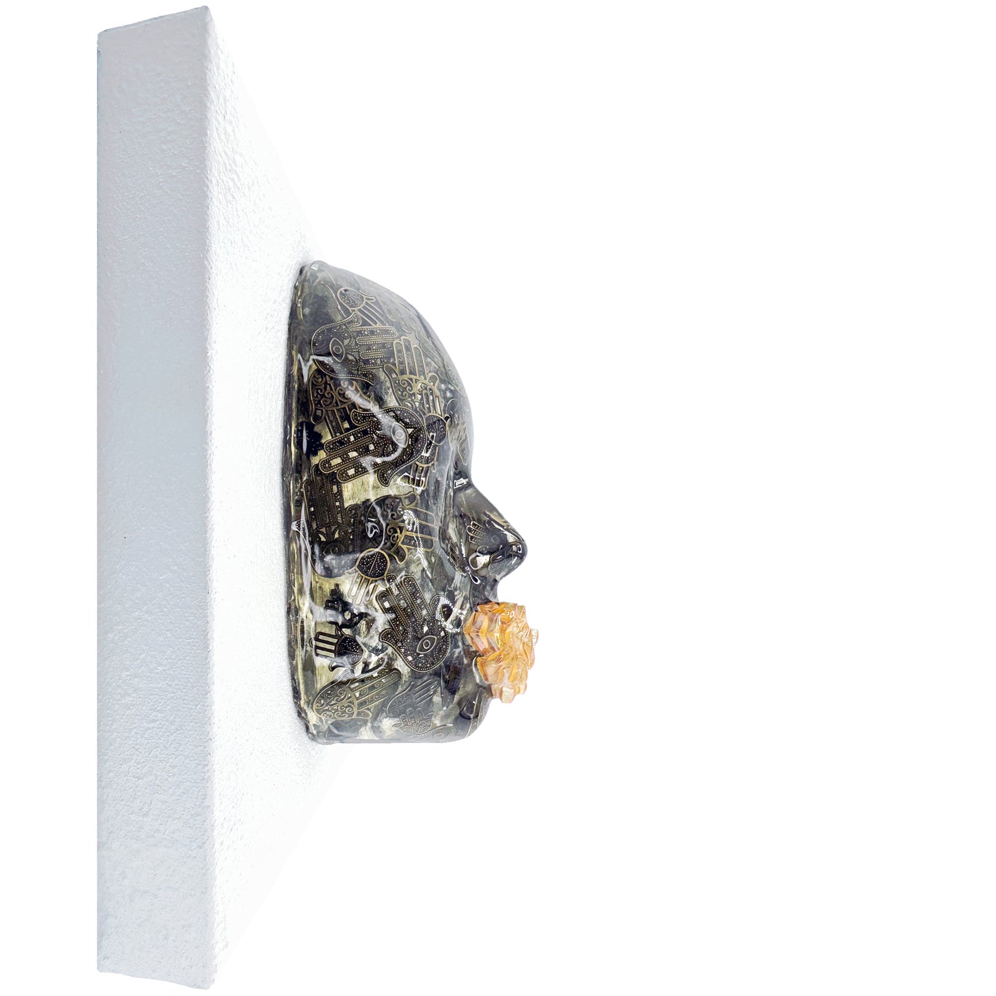 Manifest Happiness | Contemporary Epoxy Resin Sculpture - Couture Underground, LLC