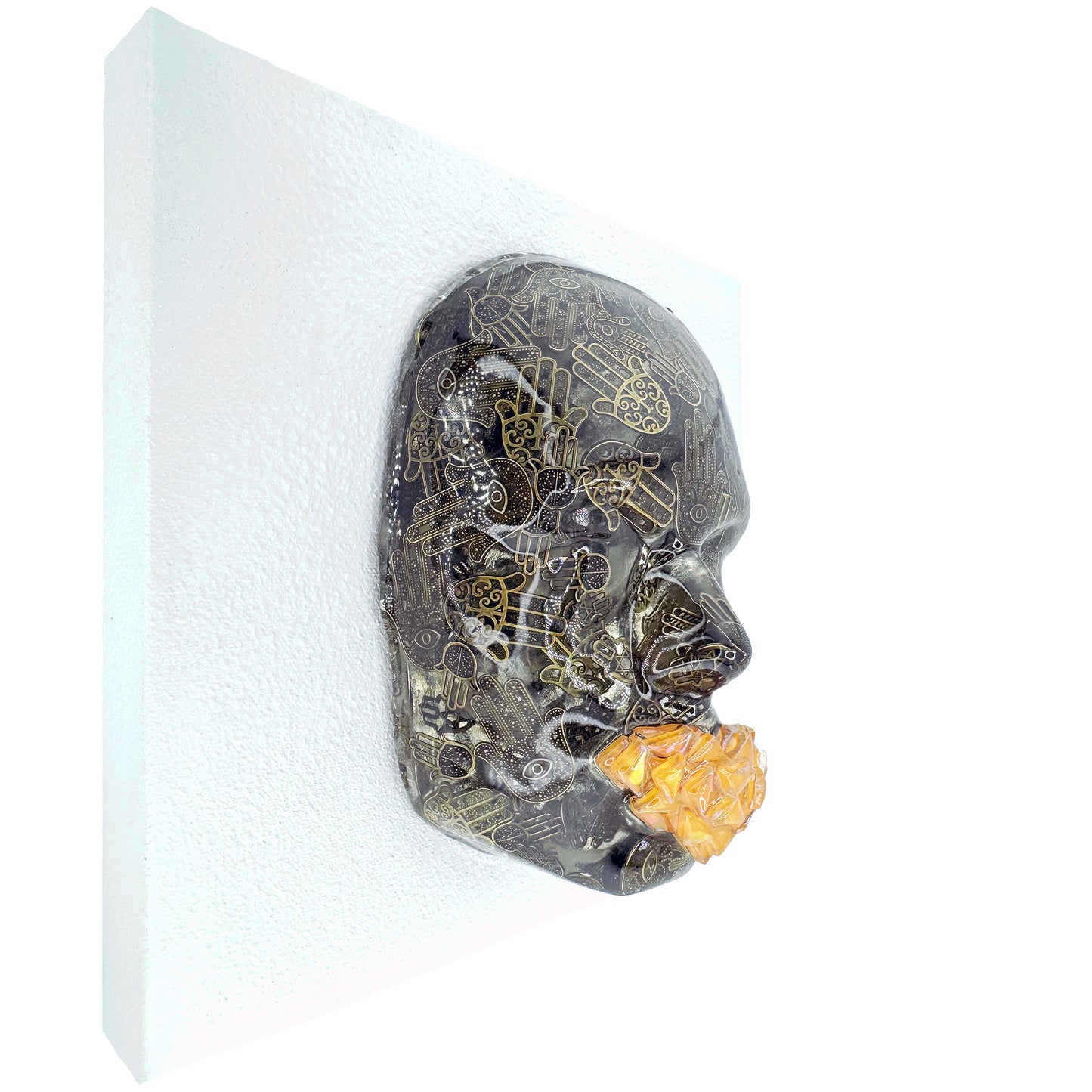 Manifest Happiness | Contemporary Epoxy Resin Sculpture - Couture Underground, LLC