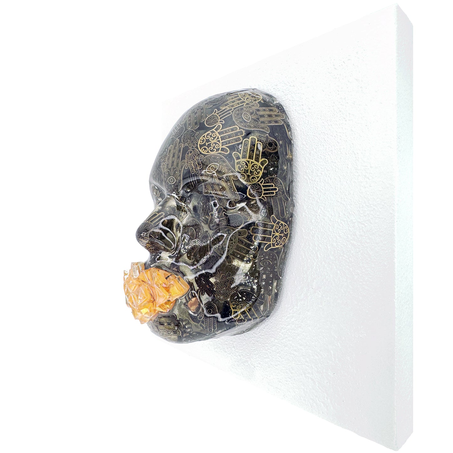 Manifest Happiness | Contemporary Epoxy Resin Sculpture - Couture Underground, LLC